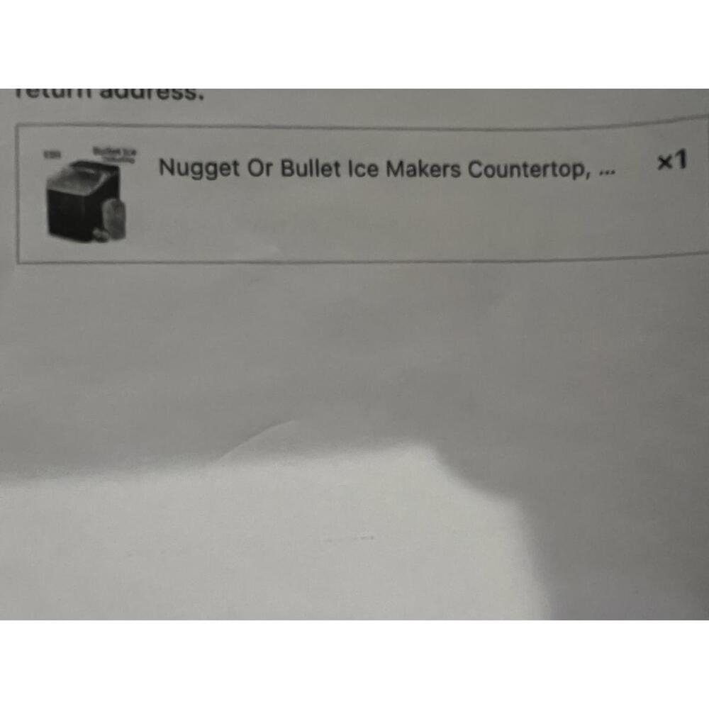 Nugget Or Bullet Ice Maker For Countertop - Picture 5 of 5